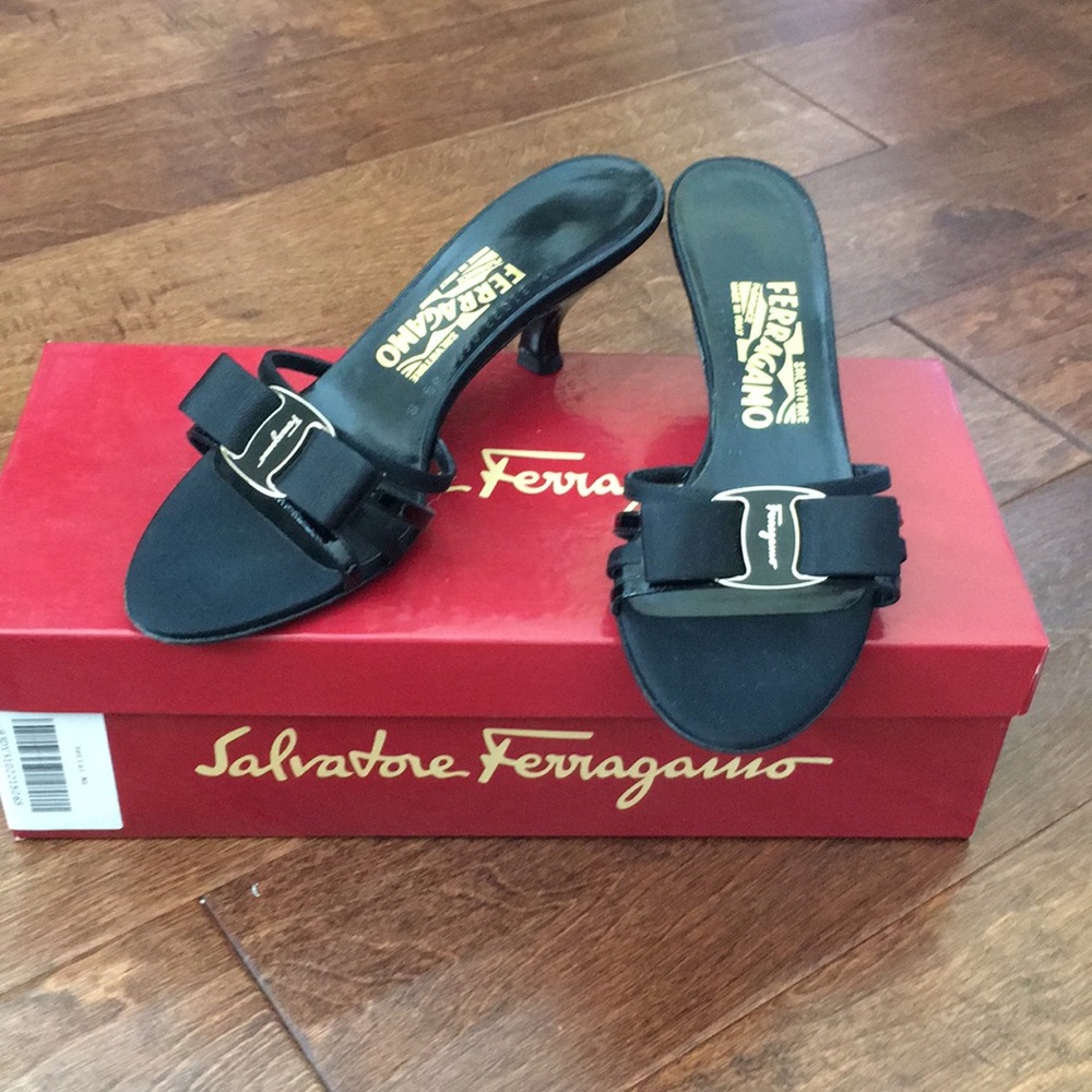 Salvatore Ferragamo Claretta Kitten Heels